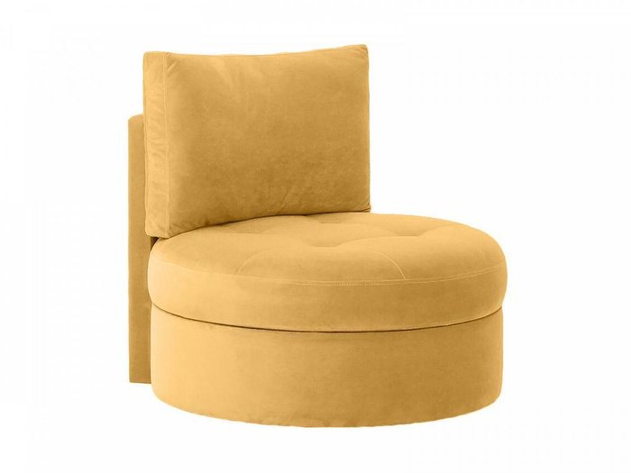 Кресло Wing Round желтого цвета - купить Интерьерные кресла по цене 32580.0