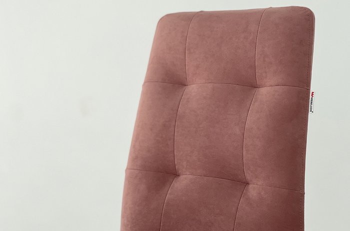 Стул Турин 2 коричнево-розового цвета с белыми ножками - купить Обеденные стулья по цене 5890.0