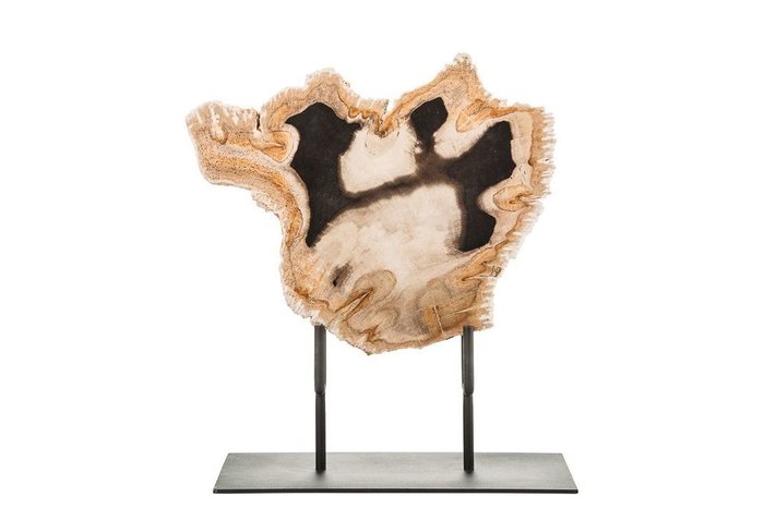 Декоративное панно из окаменелого дерева 382608 - купить Фигуры и статуэтки по цене 14420.0