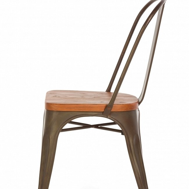 Стул Marais Wood на стальном каркасе - купить Обеденные стулья по цене 13184.0