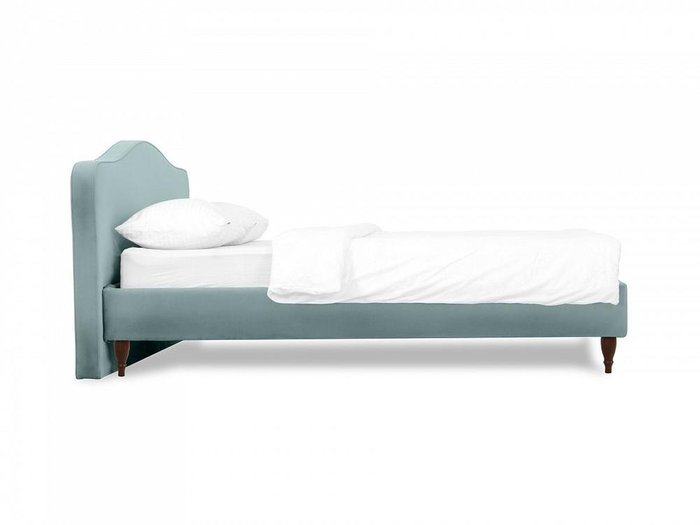 Кровать Queen II Elizabeth L 160х200 серо-голубого цвета - купить Кровати для спальни по цене 48500.0