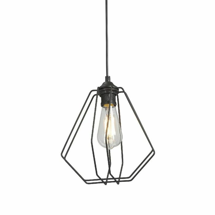 Подвесной светильник V2867-1/1S (металл, цвет черный) - лучшие Подвесные светильники в INMYROOM