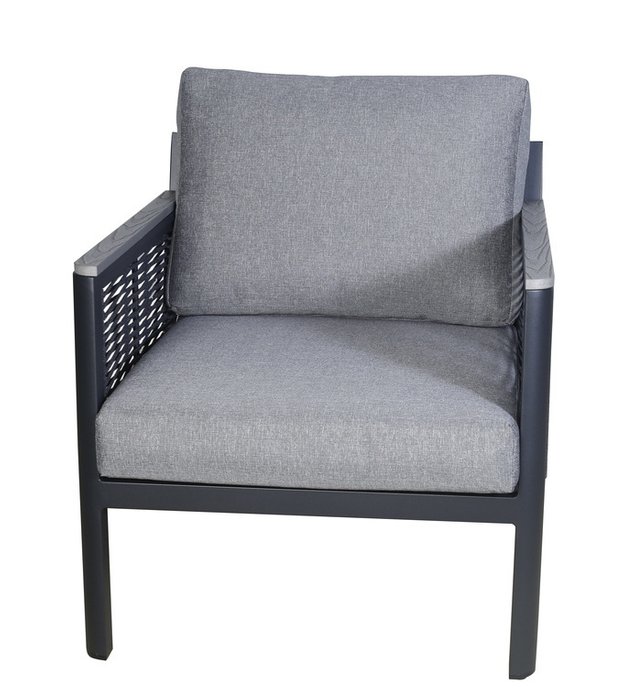 Садовое кресло Сан Ремо серого цвета - купить Садовые кресла по цене 43575.0