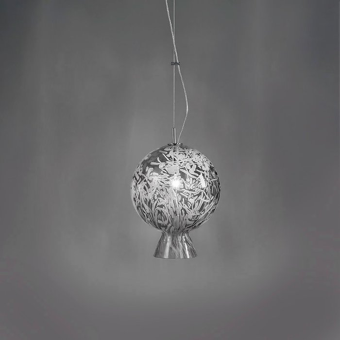 Подвесной светильник Sylcom с плафоном в виде шара из муранского стекла