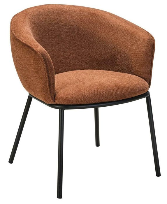 Кресло Duke коричневого цвета