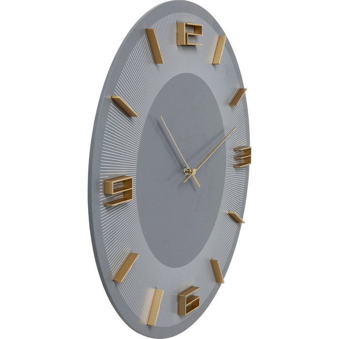 Часы настенные Leonardo серого цвета - купить Часы по цене 13888.0