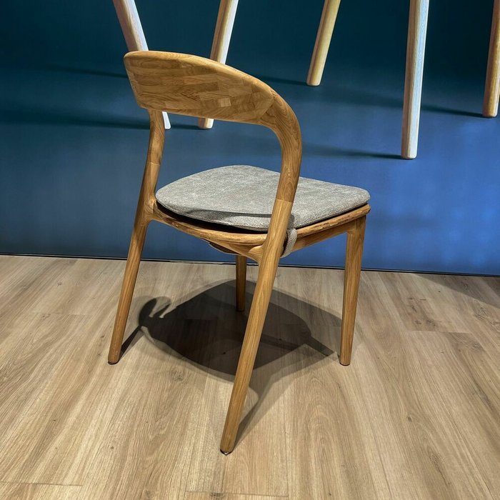 Подушка на стул Лугано серого цвета - лучшие Подушки для стульев в INMYROOM