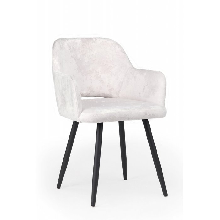 Обеденный стул Эолин 360 светло-бежевого цвета вращающийся