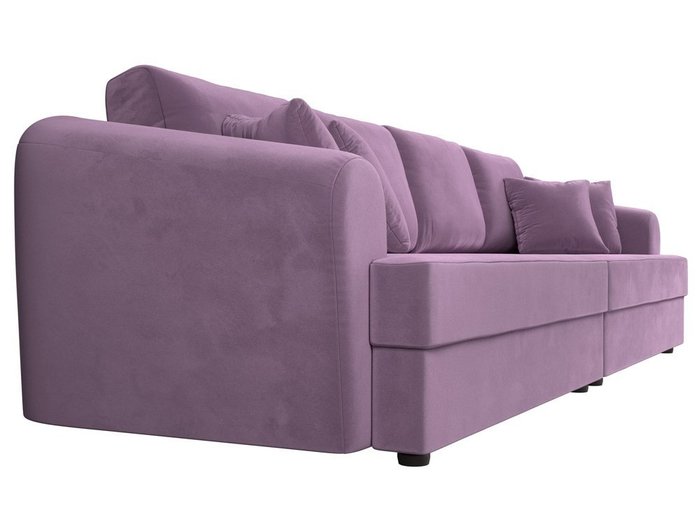 Прямой диван-кровать Милтон сиреневого цвета - лучшие Прямые диваны в INMYROOM