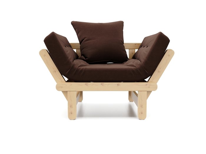 Кресло Сламбер коричневого цвета - купить Интерьерные кресла по цене 19990.0
