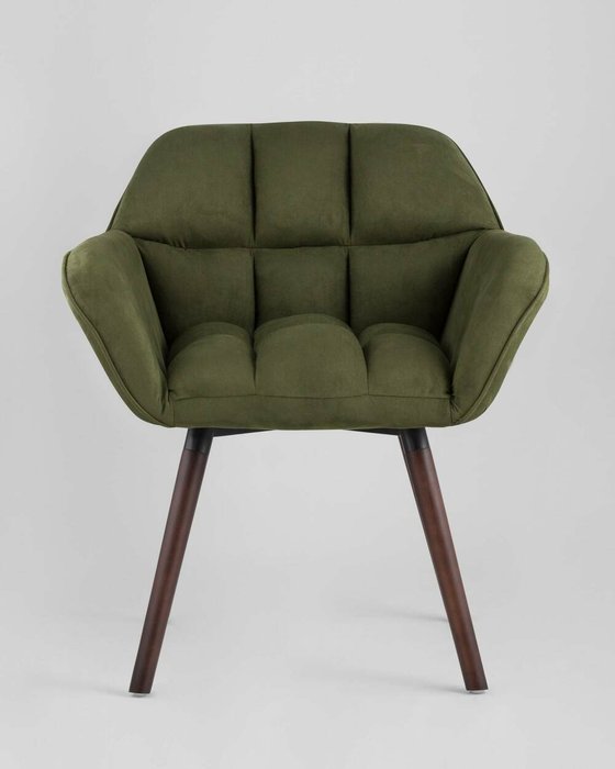 Стул Брайан темно-зеленого цвета - лучшие Обеденные стулья в INMYROOM