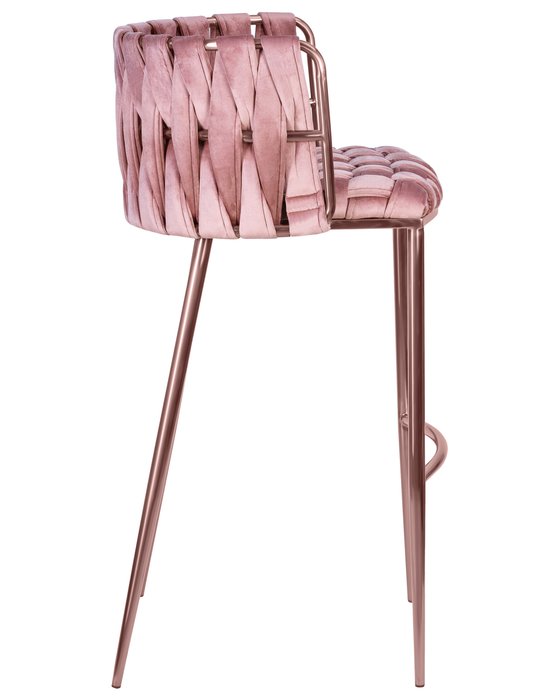 Стул барный Emma розового цвета - лучшие Барные стулья в INMYROOM