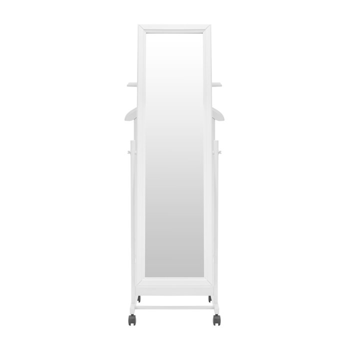 Вешалка с зеркалом Сиэтл белого цвета - купить Напольные вешалки по цене 12500.0