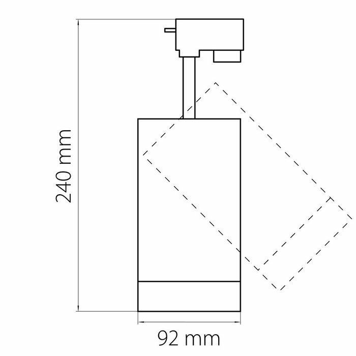 Светильник для 1-фазного трека CANNO LED 35W 2240LM 45G БЕЛЫЙ 4000K IP20 - купить Трековые светильники по цене 6623.0 Светильник для 1-фазного трека CANNO LED 35W 2240LM 45G БЕЛЫЙ 4000K IP20 - купить Трековые светильники по цене 6623.0