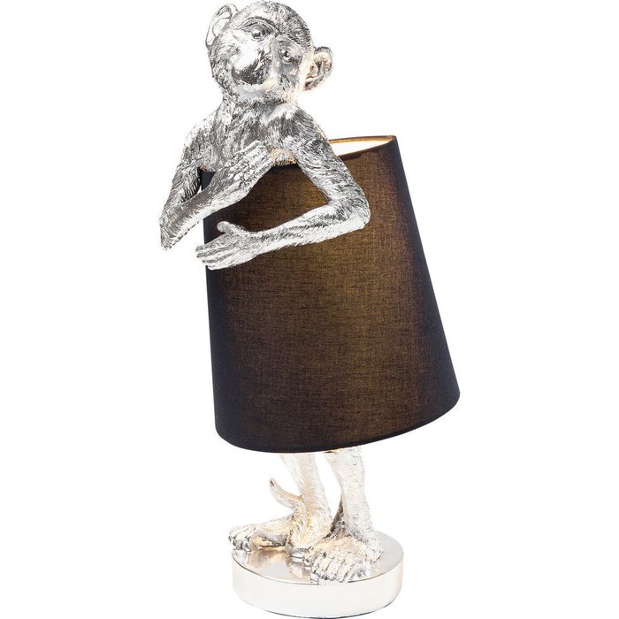 Лампа настольная Monkey с черным абажуром - купить Настольные лампы по цене 16310.0