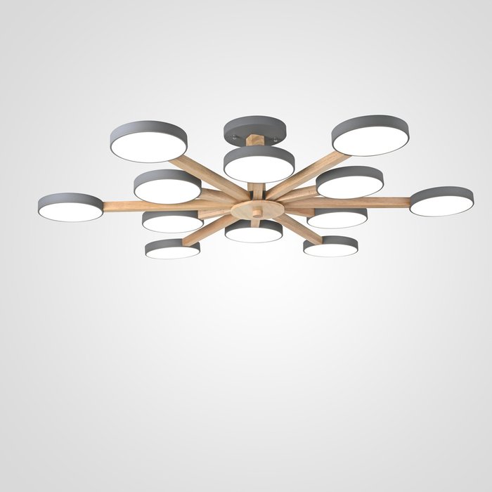 Потолочный светильник TURNA L12 Grey