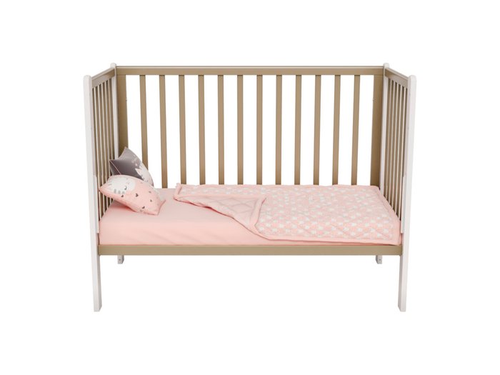 Кроватка для новорожденного Astra 60х120 цвета кашемир - лучшие Колыбели в INMYROOM Кроватка для новорожденного Astra 60х120 цвета кашемир - лучшие Колыбели в INMYROOM