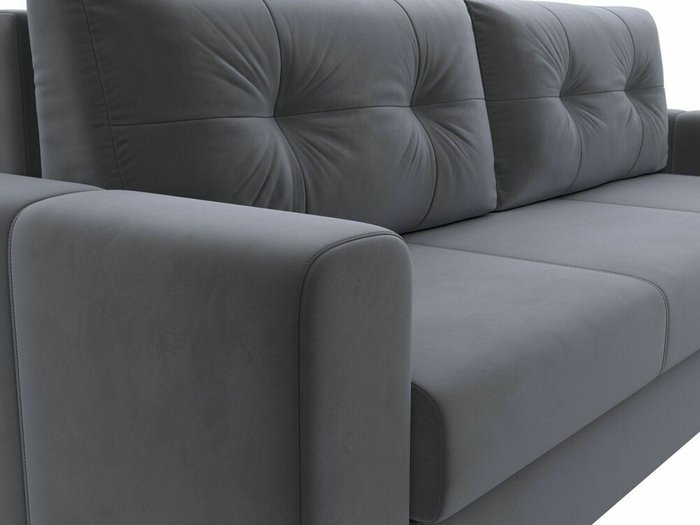 Диван-кровать Лига 031 темно-серого цвета - купить Прямые диваны по цене 36999.0