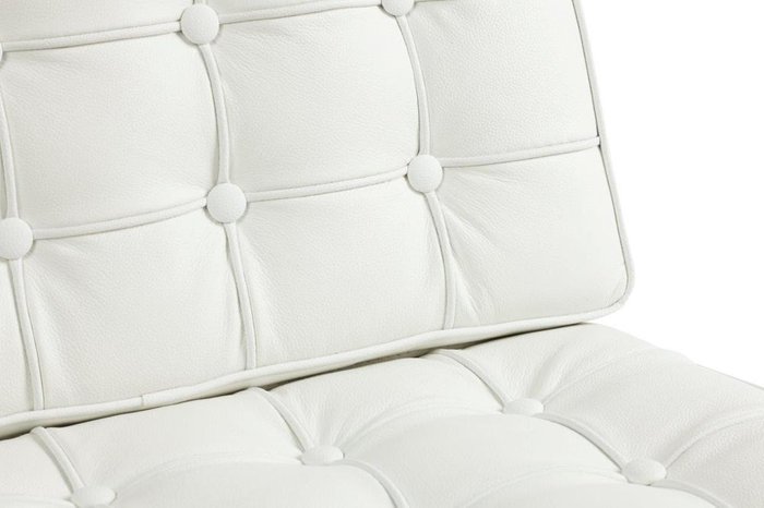 Детское кресло Barcelona Chair White Premium Leather - купить Детские стулья по цене 63750.0