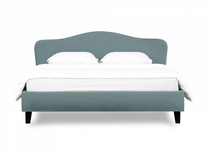 Кровать Queen II Elizabeth L 160х200 серо-голубого цвета - лучшие Кровати для спальни в INMYROOM