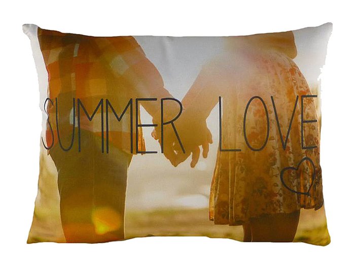 Подушка с принтом "Summer Love"