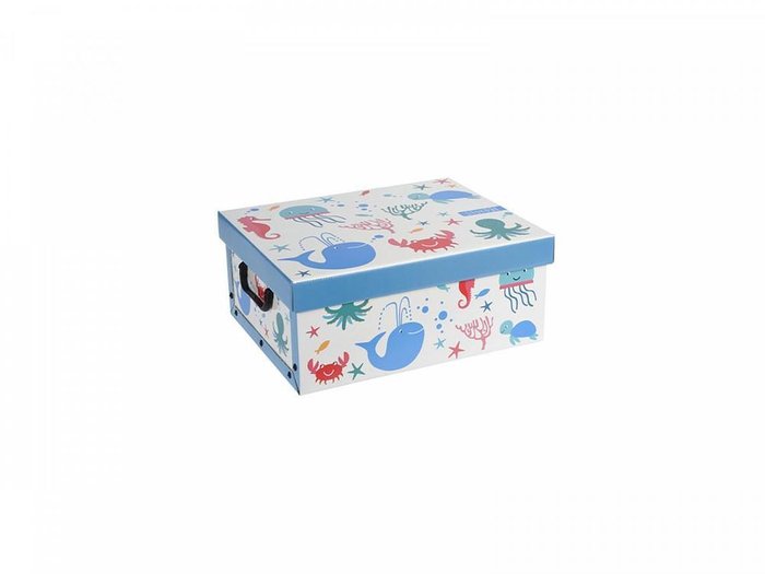 Коробка декоративная Funny Box голубого цвета