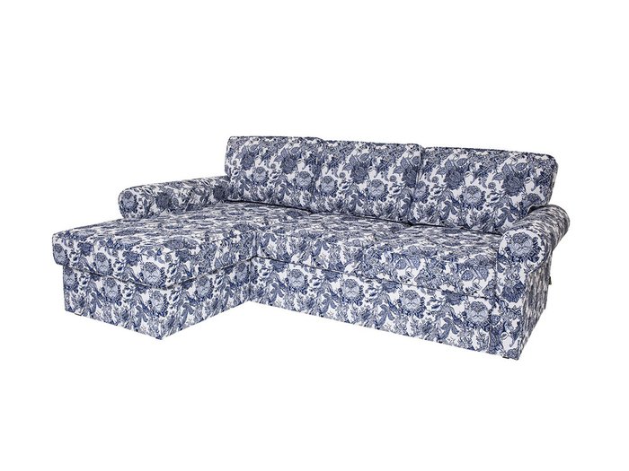 Угловой диван-кровать Murom с оттоманкой и ёмкостью для хранения - лучшие Угловые диваны в INMYROOM
