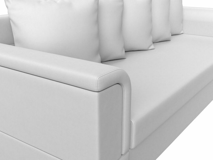 Диван-кровать Лига 005 белого цвета (экокожа) - лучшие Прямые диваны в INMYROOM