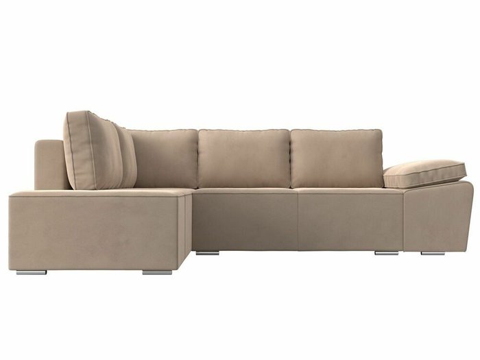 Угловой диван-кровать Хьюго бежевого цвета левый угол - купить Угловые диваны по цене 62999.0