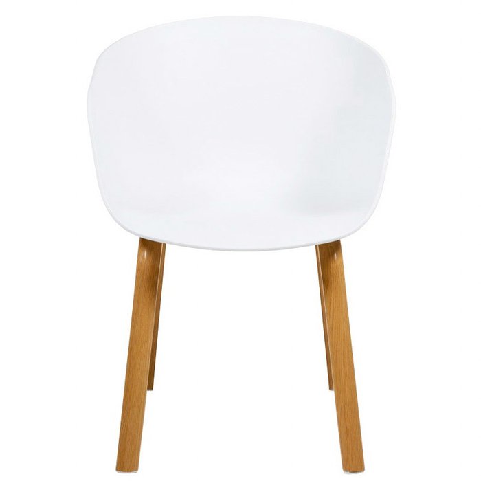 Стул Shell new white на металлическом каркасе - купить Обеденные стулья по цене 8040.0