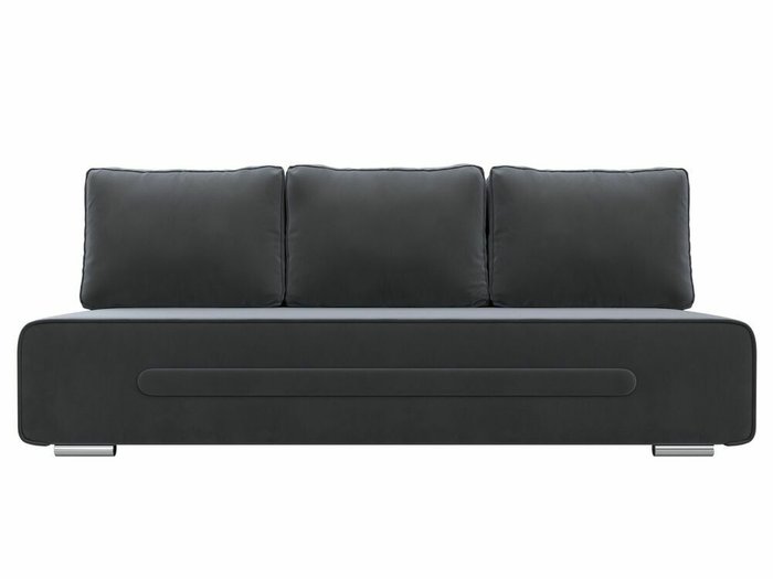 Прямой диван-кровать Приам серого цвета - купить Прямые диваны по цене 35999.0