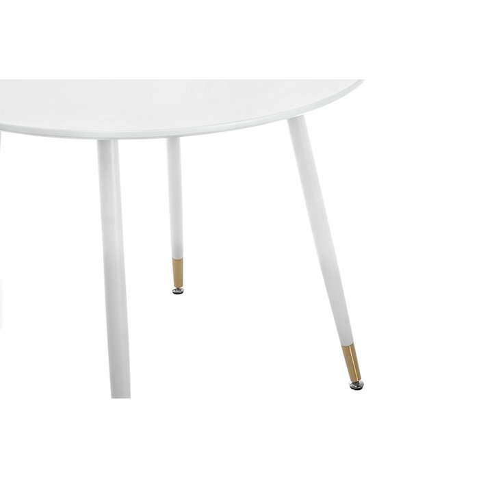 Обеденный стол Bianka диаметром 80 белого цвета - лучшие Обеденные столы в INMYROOM