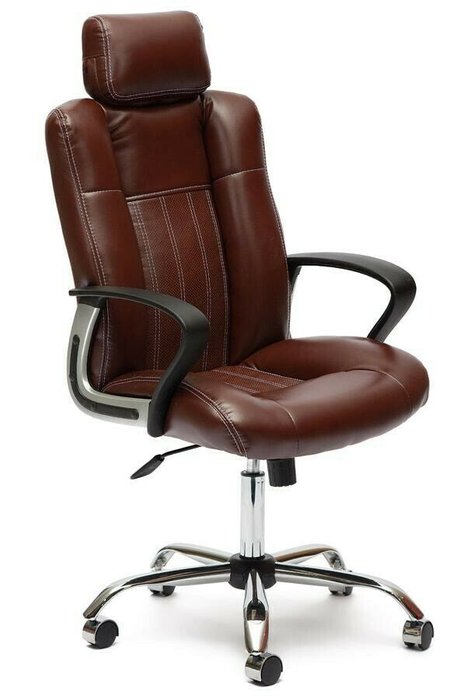 Кресло офисное Oxford коричневого цвета