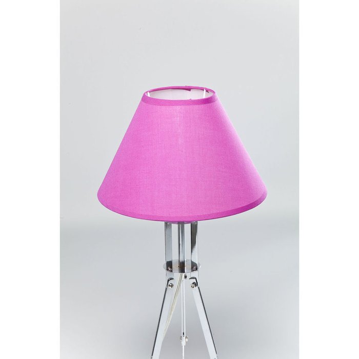 Лампа настольная Rhythm с розовым абажуром - лучшие Настольные лампы в INMYROOM
