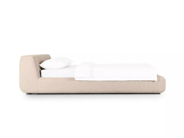 Кровать Vatta 160х200 бежевого цвета с подъемный механизмом - лучшие Кровати для спальни в INMYROOM