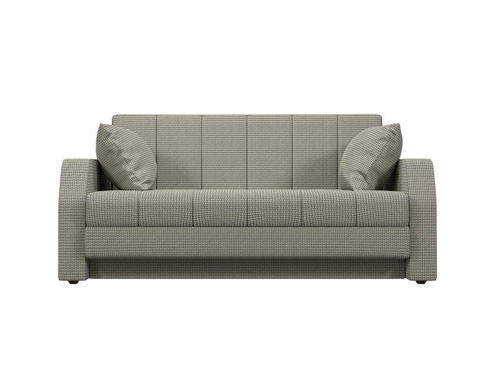 Прямой диван-кровать Малютка серо-бежевого цвета - купить Прямые диваны по цене 28990.0