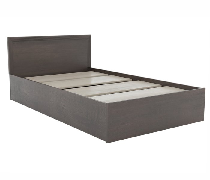Комплект для сна Адель 120х200 коричневого цвета с матрасом и постельным бельем - лучшие Кровати для спальни в INMYROOM