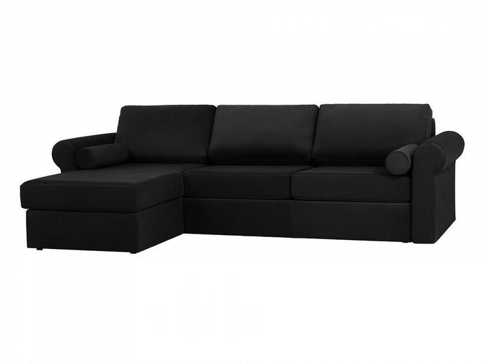 Угловой диван-кровать Peterhof черного цвета - купить Угловые диваны по цене 164340.0