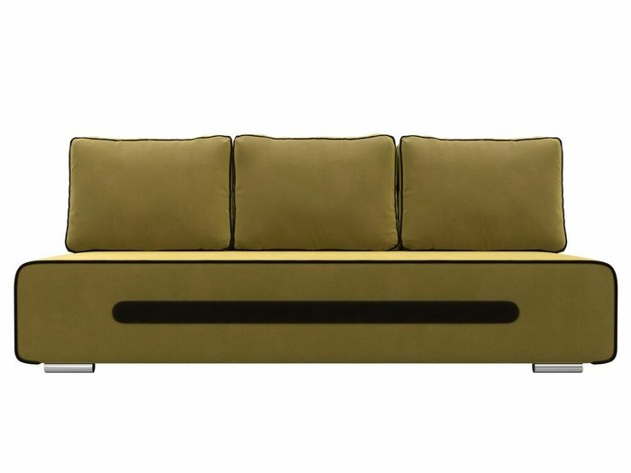 Прямой диван-кровать Приам желтого цвета - купить Прямые диваны по цене 33999.0