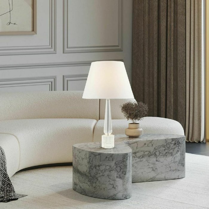 Настольная лампа ML.5508.01TL CR (ткань, цвет кремовый) - купить Настольные лампы по цене 14768.0 Настольная лампа ML.5508.01TL CR (ткань, цвет кремовый) - купить Настольные лампы по цене 14768.0