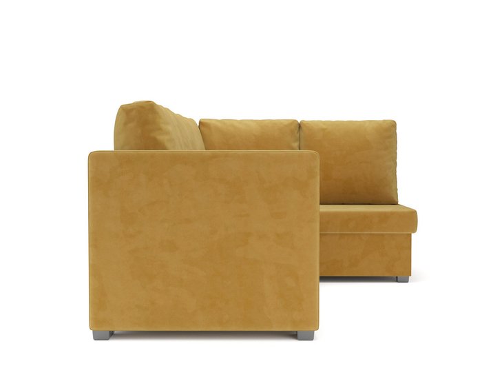 Угловой диван-кровать Мансберг желтого цвета - лучшие Угловые диваны в INMYROOM