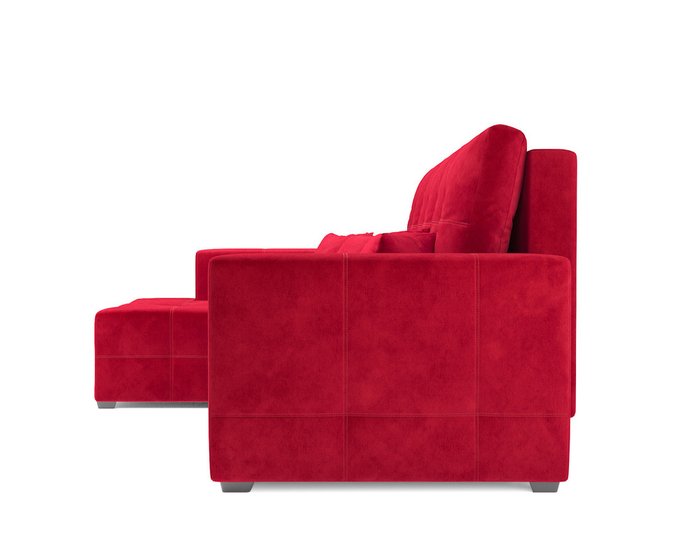 Угловой диван-кровать Монреаль красного цвета левый угол - лучшие Угловые диваны в INMYROOM