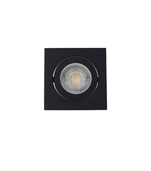 Точечный встраиваемый светильник черного цвета  - купить Встраиваемые споты по цене 1325.0
