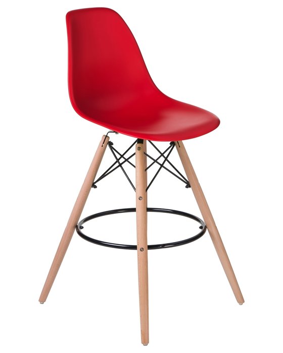 Стул барный красного цвета - купить Барные стулья по цене 4990.0