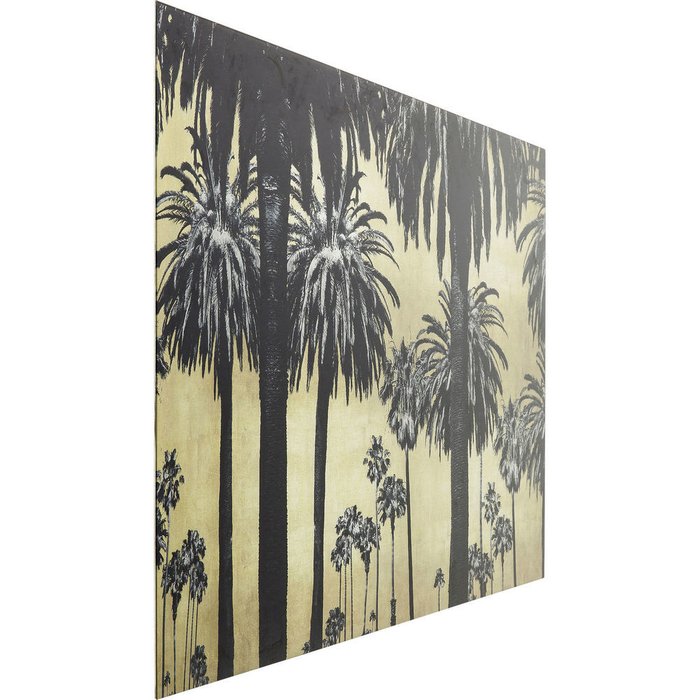 Картина Palms золотого цвета - купить Картины по цене 22295.0