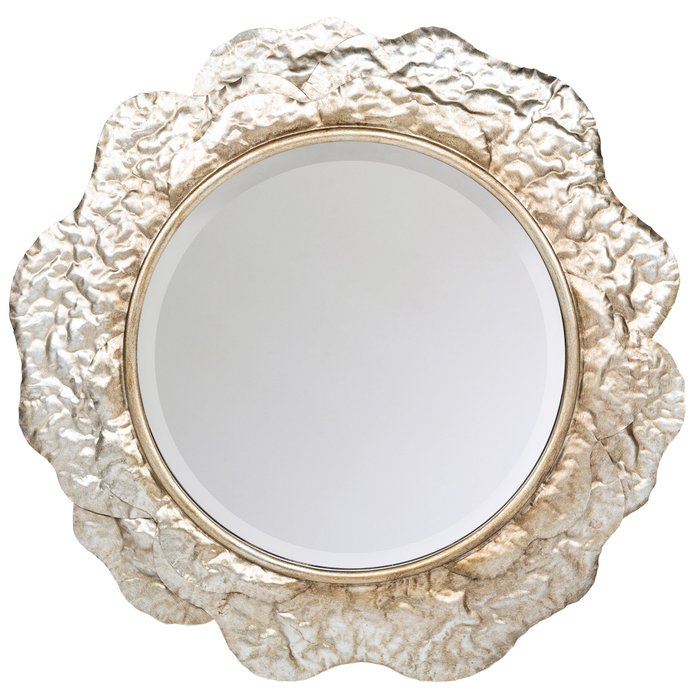 Настенное зеркало Лалик в серебряной раме