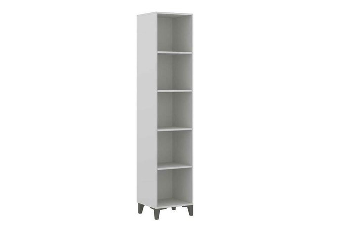 Книжный шкаф Нордвик серого цвета  - купить Книжные шкафы по цене 20280.0