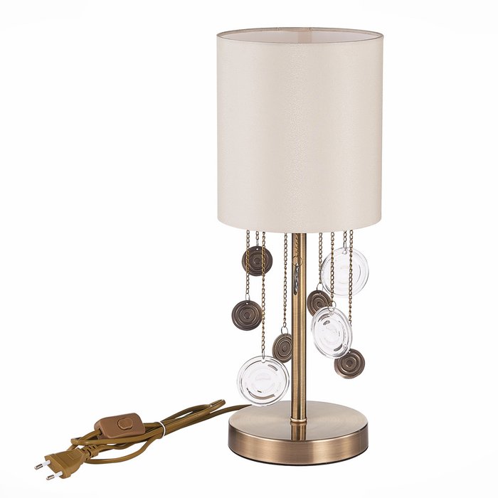 Настольная лампа Sevillf с бежевым абажуром - купить Настольные лампы по цене 6800.0