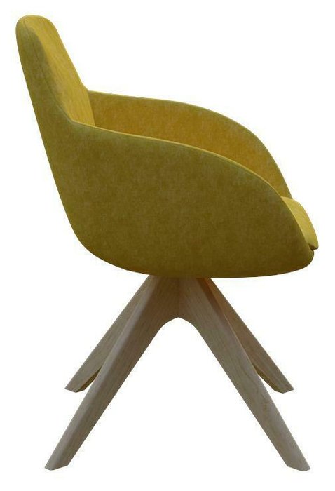 Стул Арель желтого цвета - лучшие Обеденные стулья в INMYROOM