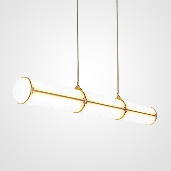 Люстра Roll and Hill Endless Straight L210 Brass - купить Подвесные люстры по цене 94350.0